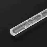 Rouleau de texture en acrylique 165x10 mm pour pâte polymère - Coeurs