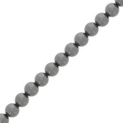 Perles nacrées Aurora 5810 5 mm - Crystal Black Pearl x49cm