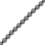Perles nacrées Aurora 5810 5 mm - Crystal Black Pearl x49cm