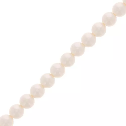 Perles nacrées Aurora 5810 5 mm - Crystal Creamrose Pearl x49cm