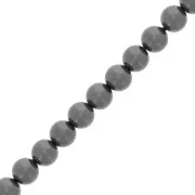 Perles nacrées Aurora 5810 6 mm - Crystal Black Pearl x29cm
