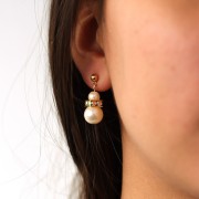 Perles nacrées Aurora 5810 10 mm - Crystal Creamrose Pearl x10