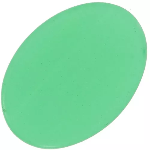 Cabochon plat ovale 18x13 mm en pierre gemme - Jade teinté - Vert x1