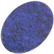 Cabochon plat ovale 18x13 mm imitation pierre gemme teintée - Lapis Lazuli x1|raw }}