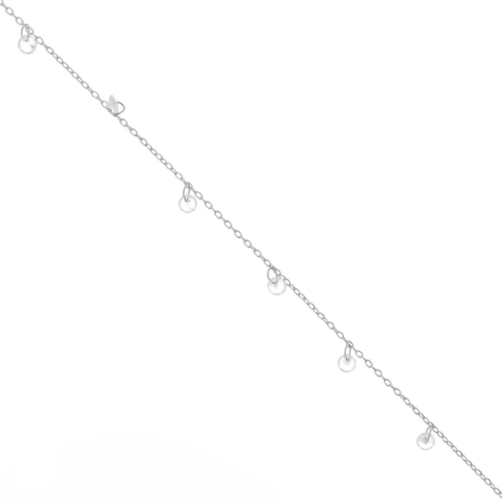 Collier Ras-du-cou Plaqué Or - 39,5 Cm - Zirconiums Blancs - Qualité Poinçon