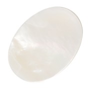Cabochon plat ovale 14x10 mm en nacre x1|raw }}
