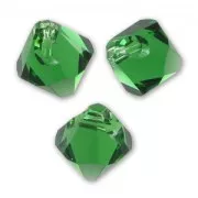 Toupies pendantes PureCrystal 6328 8 mm Dark Moss Green x4