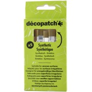 Set de 5 petits pinceaux brosse pure soie n°5 - Décopatch|raw }}