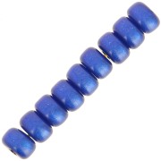 Perles rondelles Heishi Super Polaris 6x4 mm - Bleu royal x10|raw }}
