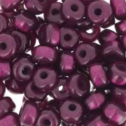 Perles Heishi rondelles  Super Polaris 6x4 mm - Aubergine x10