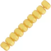 Perles Heishi rondelles  Super Polaris 6x4 mm - Ocre x10