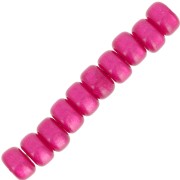 Perles rondelles Heishi Super Polaris 6x4 mm - Fuchsia x10|raw }}