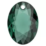 Pendentif PureCrystal 6438 Elliptic Cut Pendant 11.5 mm - Emerald x1