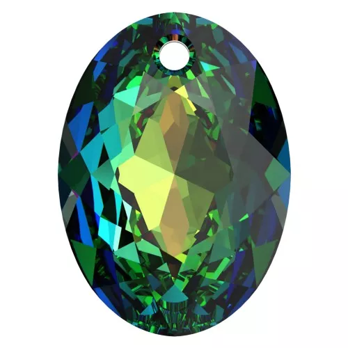Pendentif PureCrystal 6438 Elliptic Cut Pendant 11.5mm - Crystal Vitrail Medium x1