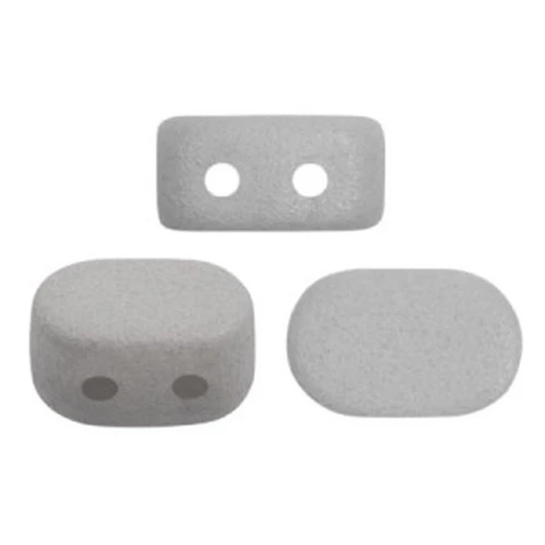 Perles en verre Lipsi® par Puca® 4x6 mm - Grey Light Mat x10g