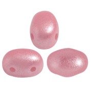 Perles en verre Samos® par Puca® 7x5 mm - Pink Pearl x10g