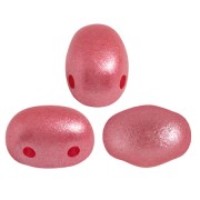 Perles en verre Samos® par Puca® 7x5 mm - Dark Rose Pearl x10g