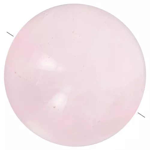 Perle ronde 18 mm en pierre gemme - Quartz Rose x1