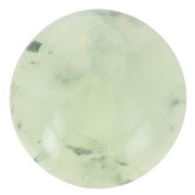 Cabochon rond 10 mm en pierre gemme - Prehnite x1|raw }}