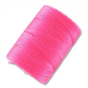 Fil C-LON Beading Cord 0,50 mm Neon Pink x84m