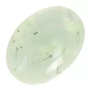 Cabochon ovale 14x10 mm en pierre gemme - Prehnite x1