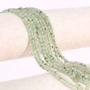 Perles rondes 4.5 mm pierre gemme - Prehnite x38cm