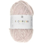 Laine chenille Ricorumi Nilli Nilli par Rico Design Amigurumi Rose poudré 005 x25g