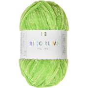 Laine chenille Ricorumi Nilli Nilli par Rico Design Amigurumi - Vert neon 030 x25g