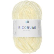 Laine chenille Ricorumi Nilli Nilli par Rico Design - Amigurumi - Jaune 003 x25g