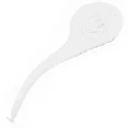 Accroche bracelet en plastique 93x38 mm - Made in France - Blanc x1