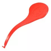 Accroche bracelet en plastique 93x38 mm - Made in France - Rouge x1