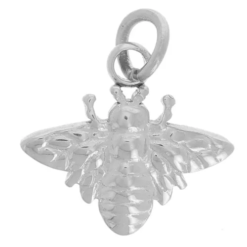 Breloque abeille 10x11 mm - Acier inoxydable 316L x1