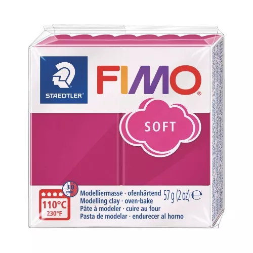 Pâte Fimo Soft 57gr - Fruits rouges givrés (n°T23)