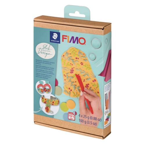 Kit de modelage Fimo Soft - Effet Slab