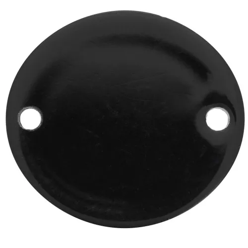 Intercalaire ovale en acétate opaque 22x20 mm - Noir x1