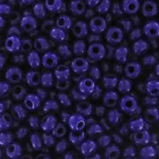 Perles rocailles Preciosa  11/0 2 mm - Cobalt Opaque x20g
