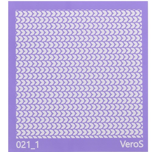 Silk Screen VeroS pour pâte polymère 90x90 mm - Motif épis n°021_1 x1
