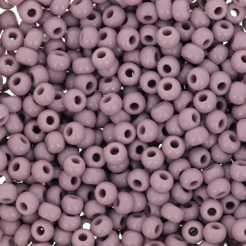 Perles rocailles Preciosa  9/0 2.5 mm - Opaque Lilas x20g