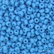 Perles rocailles Preciosa 9/0 2.5 mm - Opaque Bleu x20g