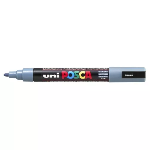 Marqueur Posca pointe conique moyenne 2.5 mm - Gris profond x1