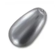Nacrée PureCrystal semi-percée 5816 15x8 mm Grey Pearl x1