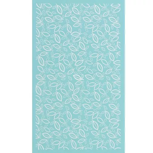 Silk Screen pour Pâte polymère 80x140 mm - Motif Feuilles x1