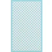 Silk Screen pour Pâte polymère 80x140 mm - Motif tressage osier x1
