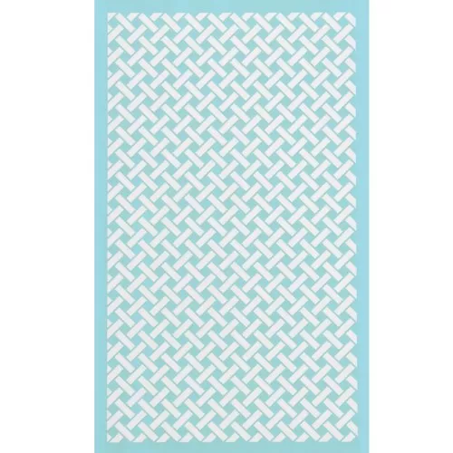 Silk Screen pour Pâte polymère 80x140 mm - Motif tressage osier x1
