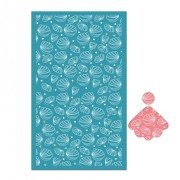 Silk Screen pour Pâte polymère 80x140 mm - Motif coquillages 1 x1