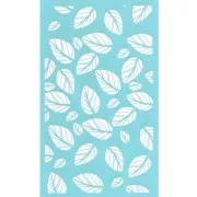Silk Screen pour Pâte polymère 80x140 mm - Motif feuilles 1 x1