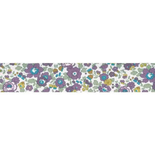 Biais en tissu Liberty - Betsy - Granit x1m