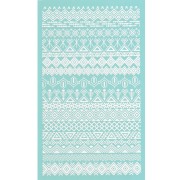 Silk Screen pour Pâte polymère 80x140 mm - Motif ethnique 1 x1|raw }}