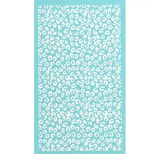Silk Screen pour Pâte polymère 80x140 mm - Motif léopard x1