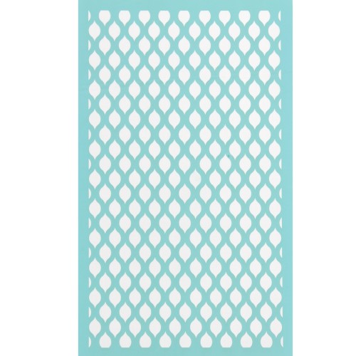 Silk Screen pour Pâte polymère 80x140 mm - Motif oriental x1